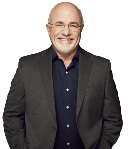 Dave Ramsey wearing a black suit recommends Zander Insurance
